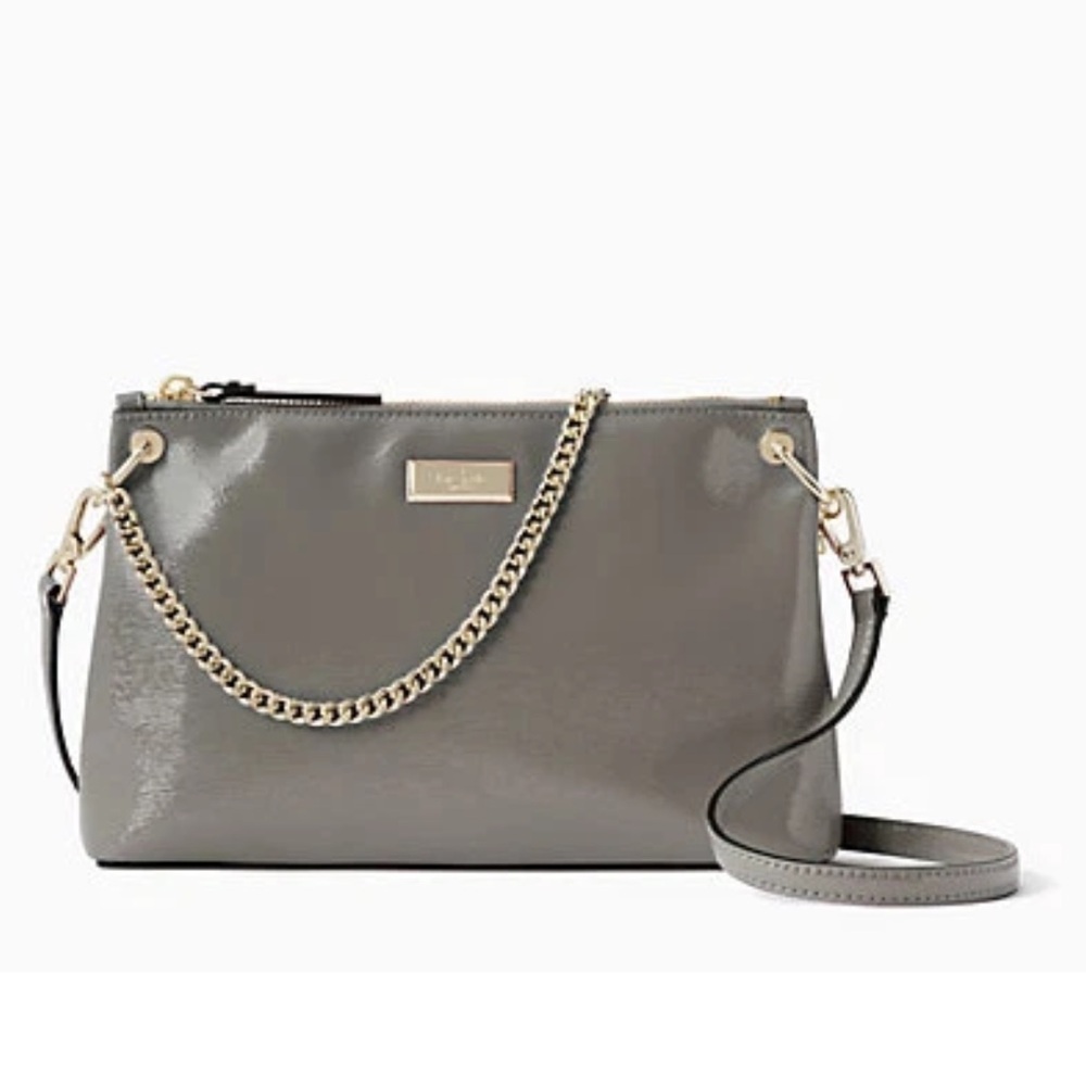 Kate Spade Bixby‎ Place River Hare Grey Shoulder Crossbody